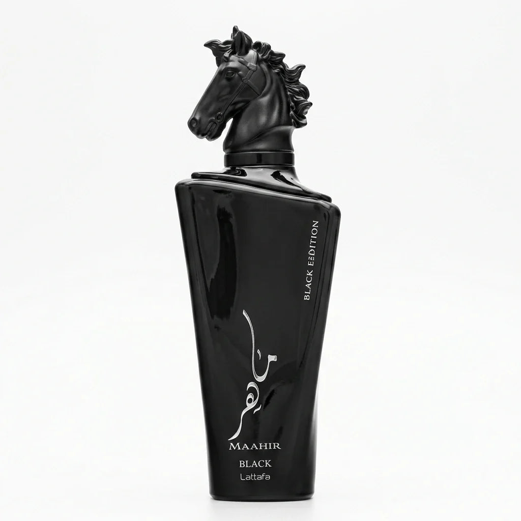 MAAHIR BLACK by Lattafa 3.4oz/100ml EDP