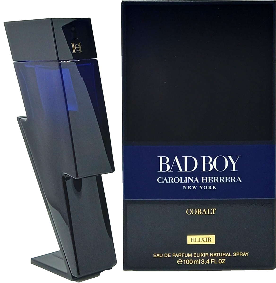 BAD BOY COBALT by Carolina Herrera 3.4 oz/100 ml EDP | UrbanOudAirNYC
