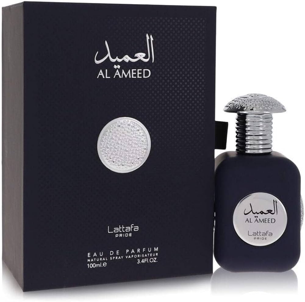 Lattafa Al Ameed Silver 3.4 Ounce EDP Spray for Unisex