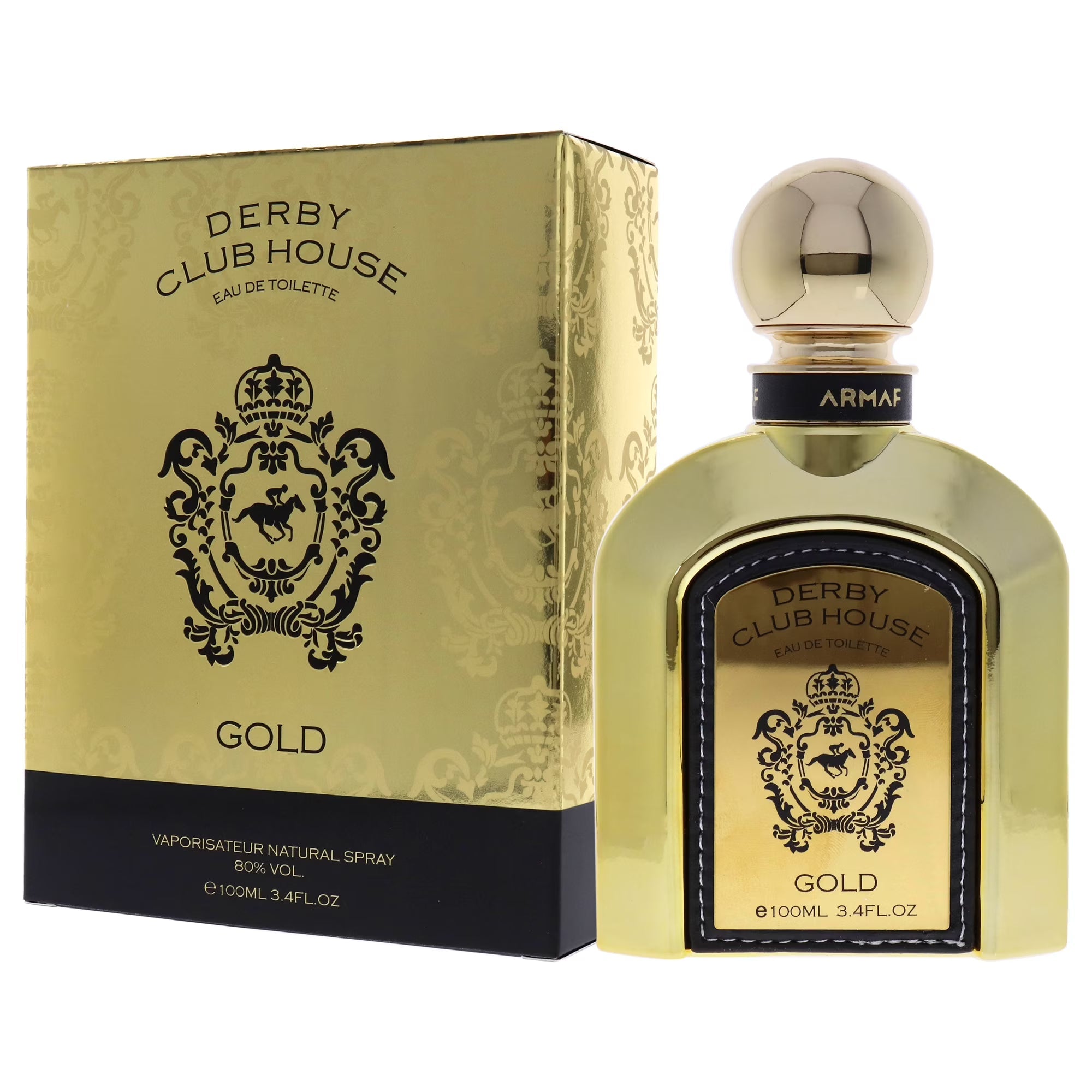 DERBY CLUB HOUSE GOLD by Armaf 3.4oz/100ml EDT SPRAY